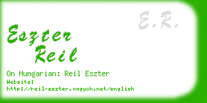 eszter reil business card